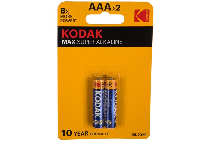 Элемент питания Kodak MAX LR03-2BL [ K3А-2 ]  2шт - фото 11029