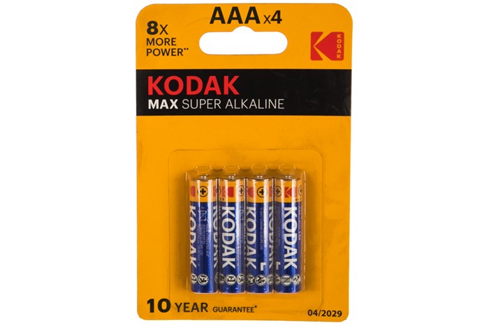 Элемент питания Kodak MAX LR03-4BL [ K3А-4 ]  4шт - фото 11319