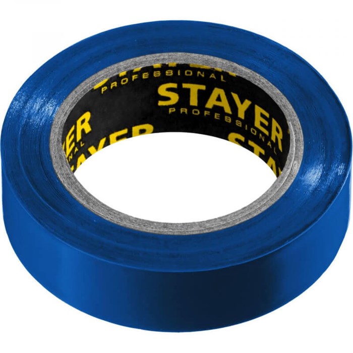 STAYER Protect-10 Изолента ПВХ, не поддерживает горение, 10м (0,13х15 мм), синяя 12291-B - фото 13418