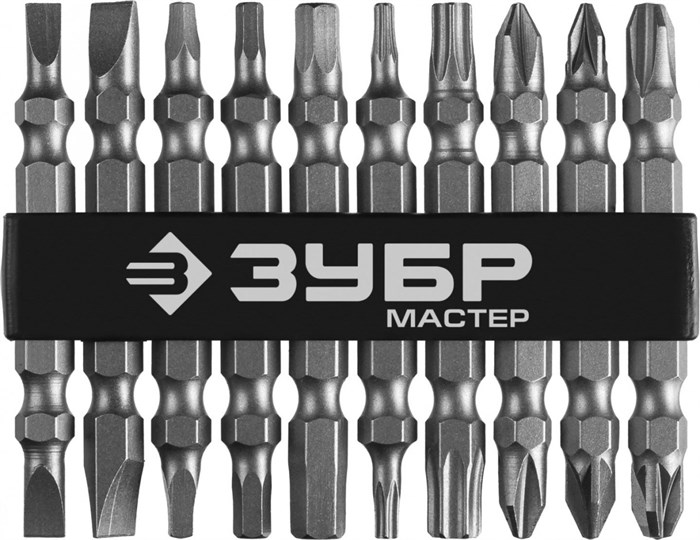 Двухсторонние биты ЗУБР МХ-10 26089-H10 - фото 14434