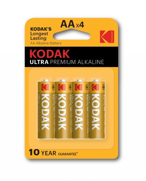 Элемент питания Kodak ULTRA PREMIUM LR6-4BL [ KАА-4 ]  4шт Б0005248 - фото 16151