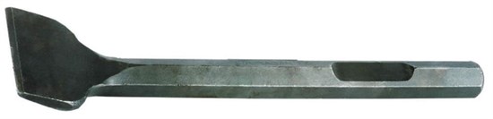 Зубило URAGAN плоское изгнутое, для отбойных молотков и бетоноломов, 80/400мм - фото 5252