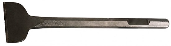 Зубило URAGAN лопаточное, для отбойных молотков и бетоноломов, шестигранник 28мм, 125/500мм, - фото 5253