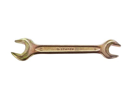 Рожковый гаечный ключ 19 x 22 мм, STAYER - фото 6000