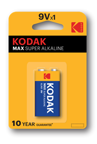 Элемент питания Kodak MAX 6LR61-1BL  [ K9V-1] 1шт