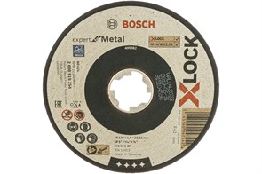 Диск отрезной BOSCH X-LOCK 125x1,6x22,23 E.f.Metal 2608619254