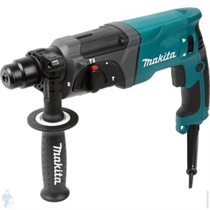 Перфоратор MAKITA HR2470  780Вт 0-1100об/мин SDS+ 24мм 2.7Дж 3 режима реверс кейс (19008) HR2470
