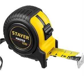 STAYER MASTER 3м / 16мм рулетка в ударостойком обрезиненном корпусе 34025-03_z01