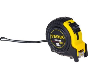 STAYER MASTER 5м /19мм рулетка в ударостойком обрезиненном корпусе 34025-05