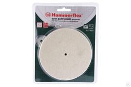 Диск полировальный Hammer Flex 227-021  PD d6 FL 125x16 мм  фетровый, для дрели