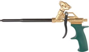 Пистолет KRAFTOOL  GOLD-KRAFT  для монтажной пены, полностью латунный корпус