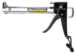 Пистолет KRAFTOOL "INDUSTRIAL" для герметиков, полукорпусной, хромированный, 320мл
