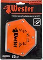Уголок магнитный для сварки WESTER WMCT75  829-007, углы 30°, 45°, 60°, 75°, 90°, 135°, 35кг 344442 - фото 14589