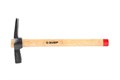 Молоток-кирочка КАМЕНЩИКА 600г с деревянной рукояткой, ЗУБР Мастер 2015-05 2015-06_z01 - фото 15563