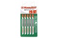 Пилка для лобзика Hammer Flex 204-119 JG WD T101BRF  дерево\пластик, 74мм, шаг 2.5, BiM, 5шт. 30558 - фото 15966