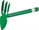 Мотыга-рыхлитель, РОСТОК 421423, с металлической ручкой, "лепесток+3 зуба" прямая, ширина рабочей части - 60мм - фото 9553